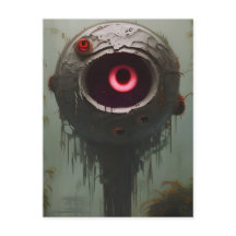 Cartão-postal da planta de olho assustador