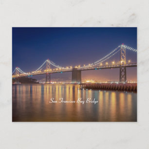 Cartão Postal Cartão-postal da ponte Baía de São Francisco
