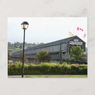 Cartão Postal Cartão-postal da ponte Hartland mais comprida