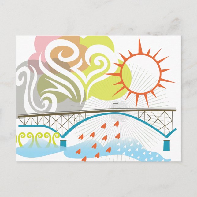 Cartão Postal Cartão-postal da Ponte Ross Island (Frente)