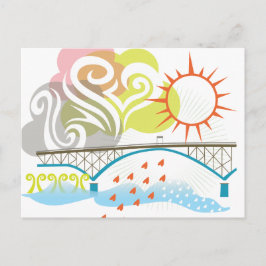 Cartão Postal Cartão-postal da Ponte Ross Island