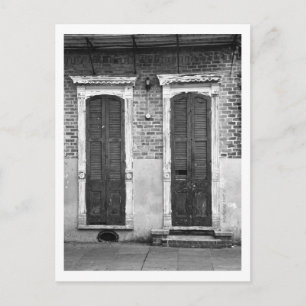Cartão Postal Cartão-postal da porta e da janela