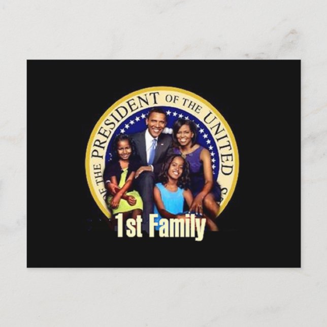 Cartão Postal Cartão-postal da PRIMEIRA FAMÍLIA (Frente)