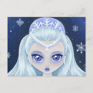 Cartão Postal Cartão-postal da Princesa de inverno
