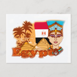Cartão Postal Cartão-postal da rainha egípcia cleopatra