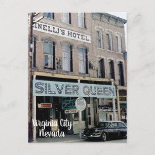 Cartão Postal Cartão-postal da Rainha Silver, da cidade de Virg