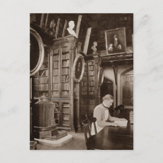 Cartão Postal Cartão-postal da sala de leitura