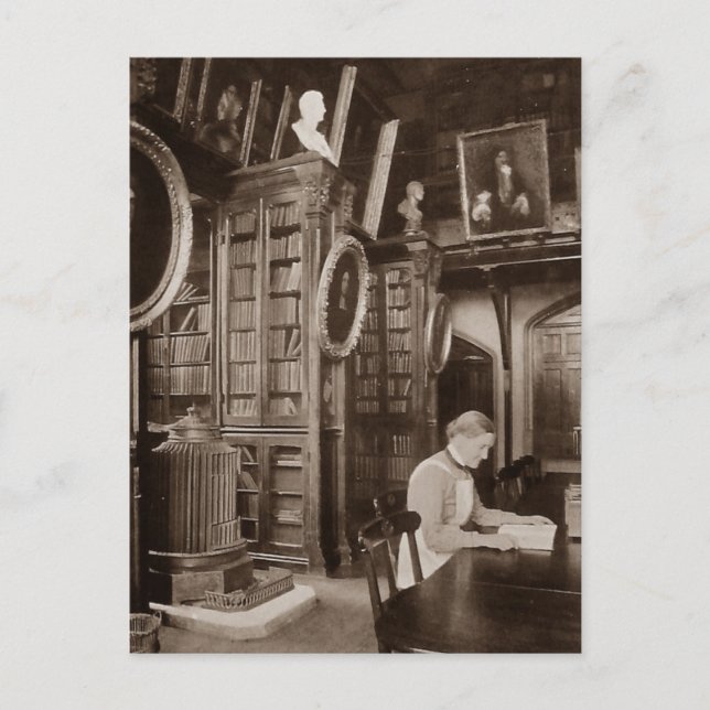Cartão Postal Cartão-postal da sala de leitura (Frente)