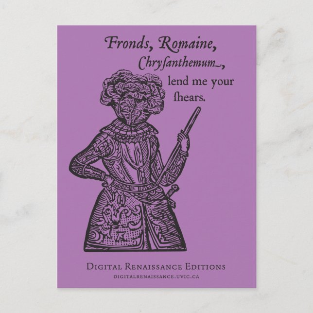 Cartão Postal Cartão-postal da Salada (Júlio) César (Frente)
