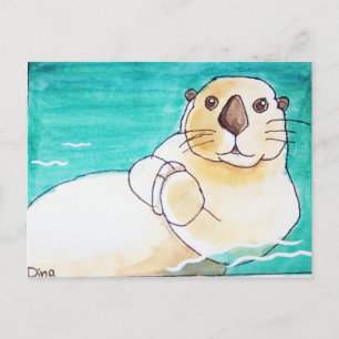 Cartão Postal Cartão-postal da Sea Otter