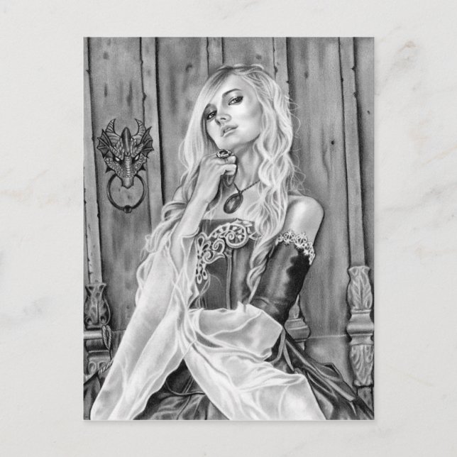 Cartão Postal Cartão-postal da Senhora Scheming (Frente)