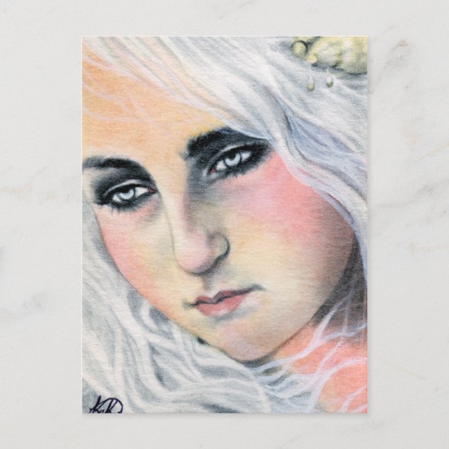 Cartão Postal Cartão-postal da Sereia Adrift (Frente)