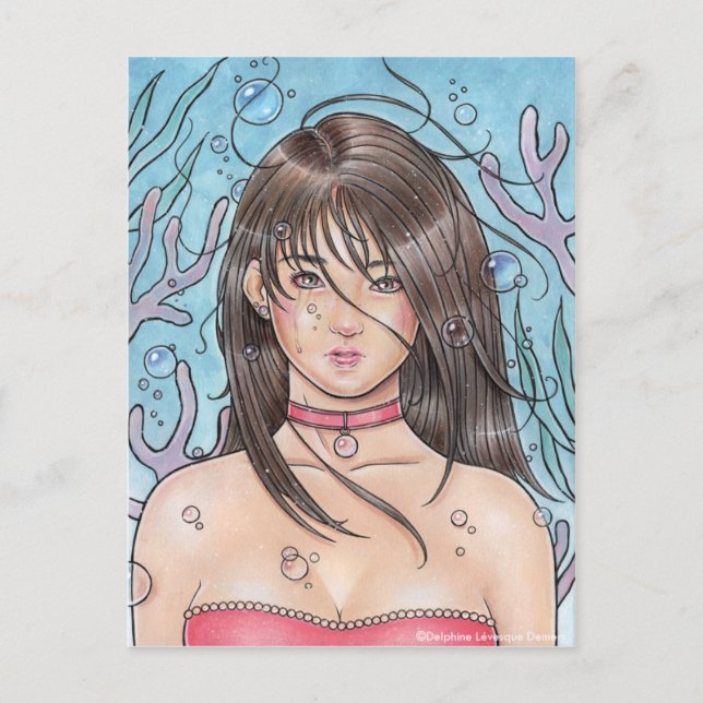 Cartão Postal Cartão-postal da Sereia Afogada (Frente)