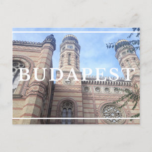 Cartão Postal Cartão-postal da Sinagoga de Budapeste