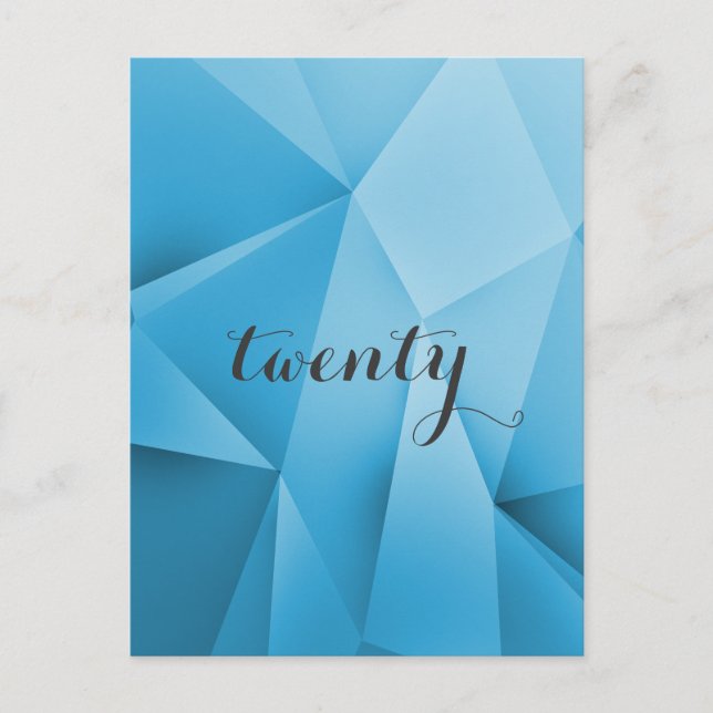 Cartão Postal Cartão-postal da Tabela de Tons de Jewel Sapphire (Frente)