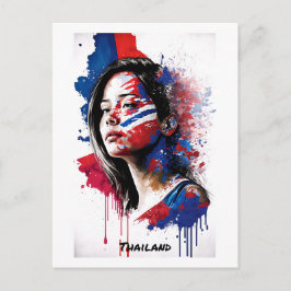 Cartão Postal Cartão-postal da Tailândia - World Women Postcards