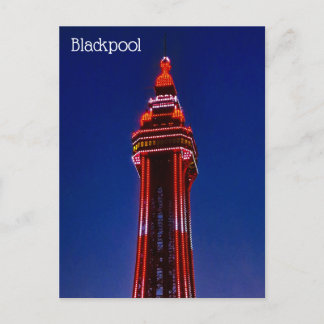 Cartão Postal Cartão-postal da Torre de Blackpool