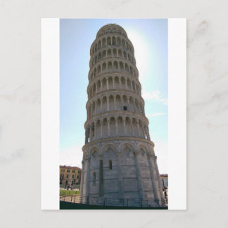 Cartão Postal Cartão-postal da Torre Inclinada de Pisa