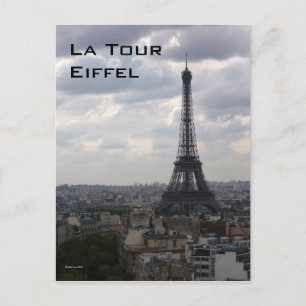 Cartão Postal Cartão-postal da Tour Eiffel