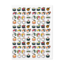 Cartão-postal da variedade Sushi