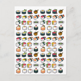 Cartão Postal Cartão-postal da variedade Sushi