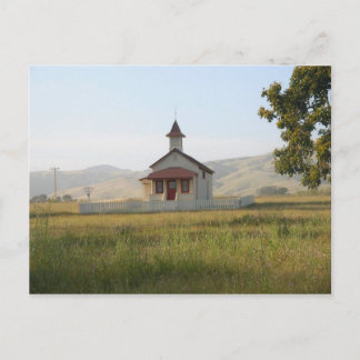 Cartão Postal Cartão-postal da velha escola perto do Big Sur