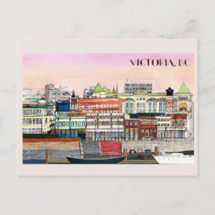 Cartão Postal Cartão-postal da Viagem metropolitana Victoria BC