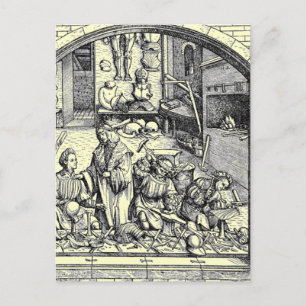 Cartão Postal Cartão-postal da Vida Medieval