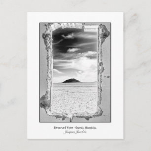 Cartão Postal Cartão-postal da vista Paisagem do Deserto através