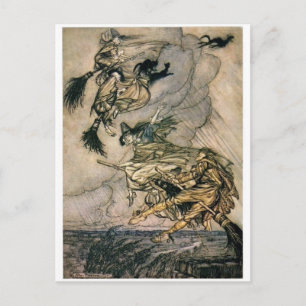 Cartão Postal Cartão-postal da Witches Ride
