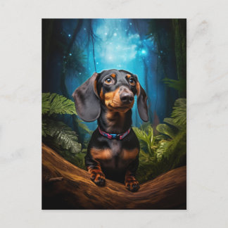 Cartão Postal Cartão-postal Dachshund da Starscape