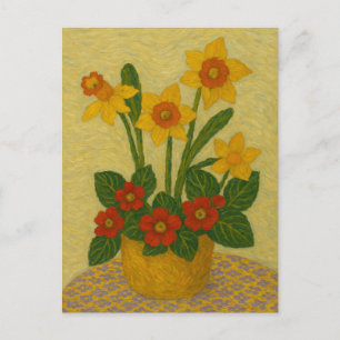 Cartão Postal Cartão-postal Daffodil