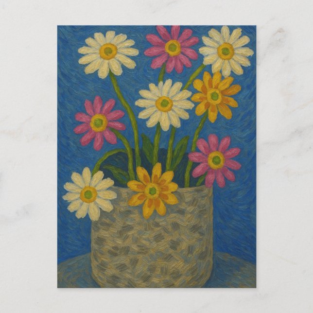Cartão Postal Cartão-postal Daisy (Frente)