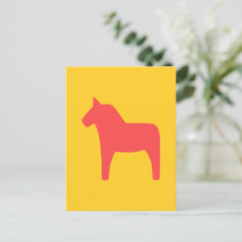 Cartão Postal Cartão-postal Dala Horse