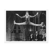 Cartão-postal Dançando Harlequin