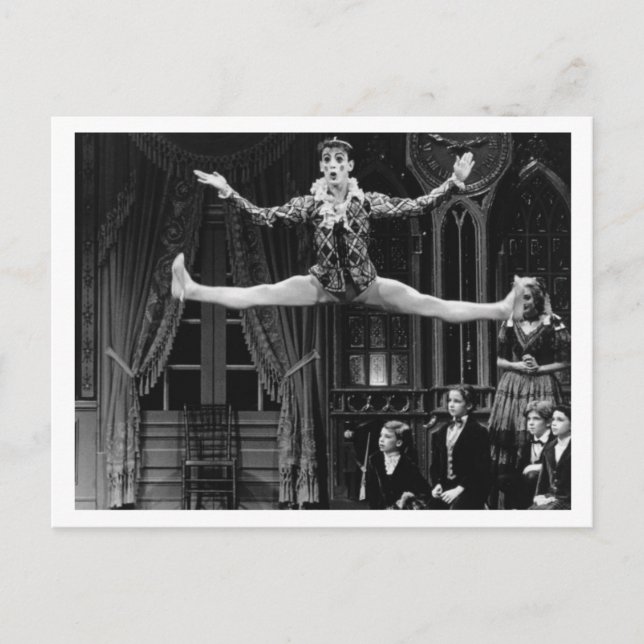 Cartão Postal Cartão-postal Dançando Harlequin (Frente)