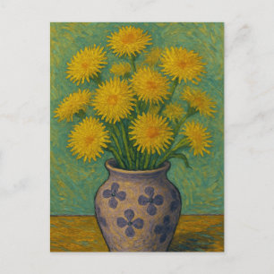 Cartão Postal Cartão-postal Dandelion