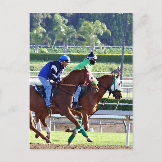 Cartão Postal Cartão-postal das corridas (Frente)