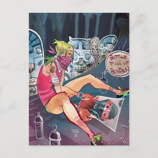 Cartão Postal Cartão-postal das minhocas (Frente)