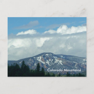 Cartão Postal Cartão-postal das Montanhas do Colorado