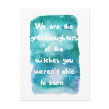 Cartão-postal das netas das bruxas