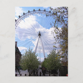 Cartão Postal Cartão-postal das Nuvens do Céu Azul de Londres