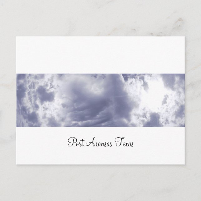 Cartão Postal Cartão-postal das nuvens Port ArKansas (Panorâmica (Frente)