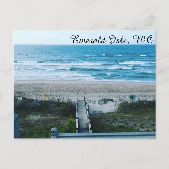 Cartão Postal Cartão-postal das Ondas do Oceano (Frente)