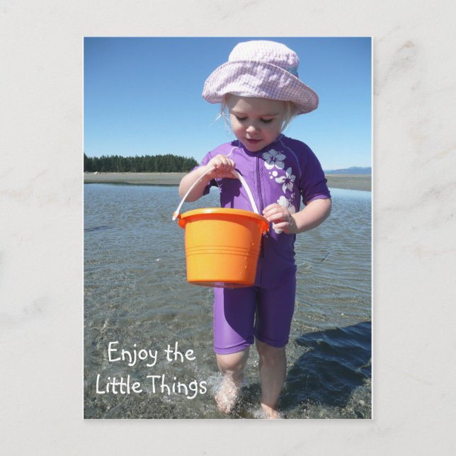 Cartão Postal Cartão-postal das pequenas coisas (Frente)