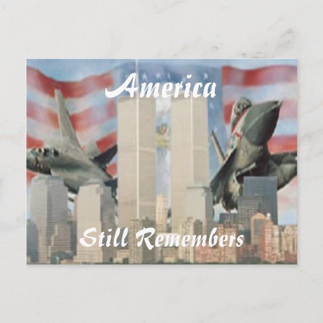 Cartão Postal Cartão-postal das Torres Gêmeas 9/11 (Frente)