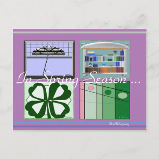 Cartão Postal Cartão-postal de 2021 em Primavera