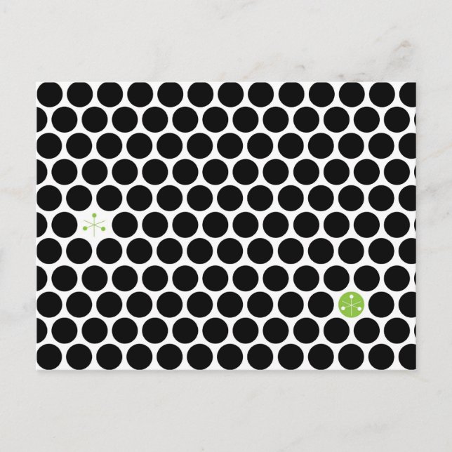 Cartão Postal Cartão-postal de Abstrato Black Hive (Frente)