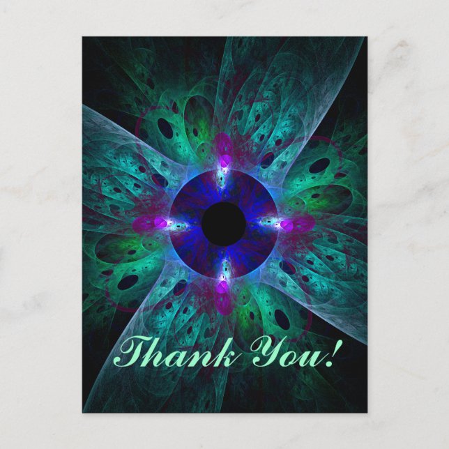 Cartão Postal Cartão-postal de agradecimento (Frente)