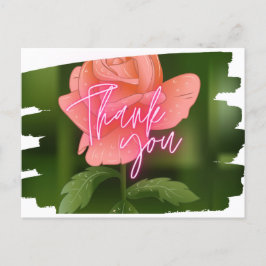 Cartão Postal Cartão-postal de agradecimento